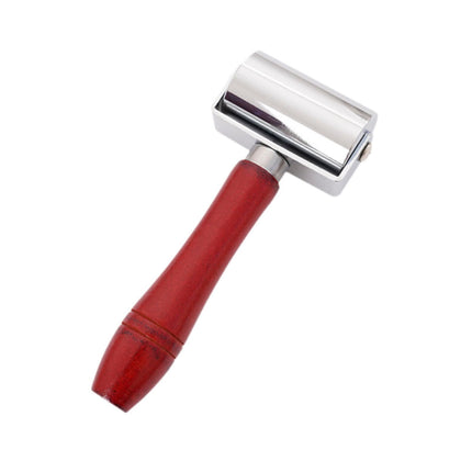 Crofta Leathers Press Edge Roller Wooden Handle Ergonomic Leather Tool for Handmade 6cm Roller