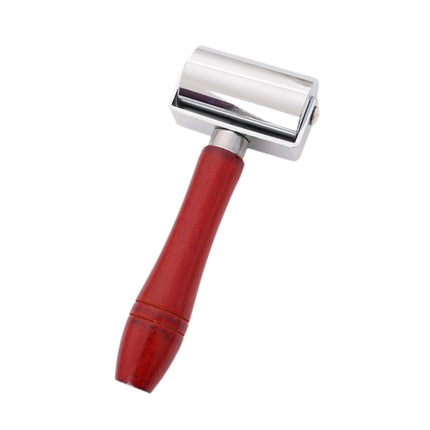 Crofta Leathers Press Edge Roller Wooden Handle Ergonomic Leather Tool for Handmade 6cm Roller