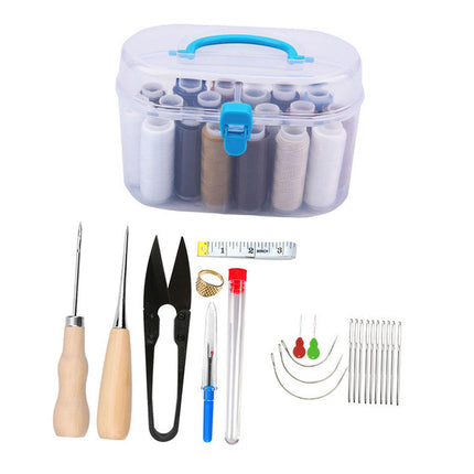 Crofta Women Sewing Kit Compact Sewing Set for Embroidery Clothing Repair Beginners Style A