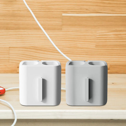 2Pcs Cable Winder Cable Organizer Reusable Travel Wire Cord Management Clips 2.6x1.5x2.6cm