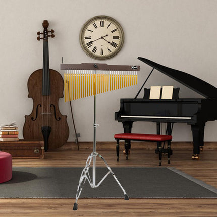 36 Tones Musical Chimes Stand Percussion Instrument Bell for Practice Adults 10x7x60cm