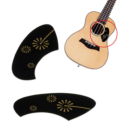 2x Folk Acoustic Guitar Pickguard Self Sticky Backing for Guitar Violin Bass