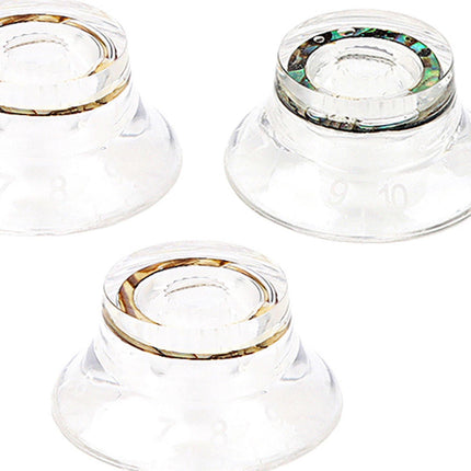 3Pcs Bell Knobs Devices Parts Guitar Top Hat Knobs for Electric Guitarr Bass