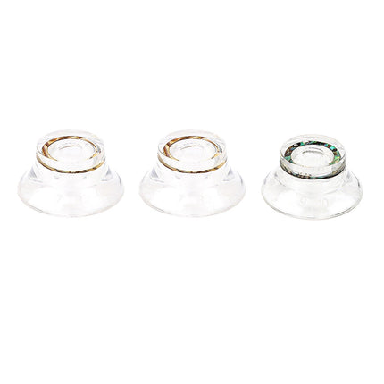 3Pcs Bell Knobs Devices Parts Guitar Top Hat Knobs for Electric Guitarr Bass