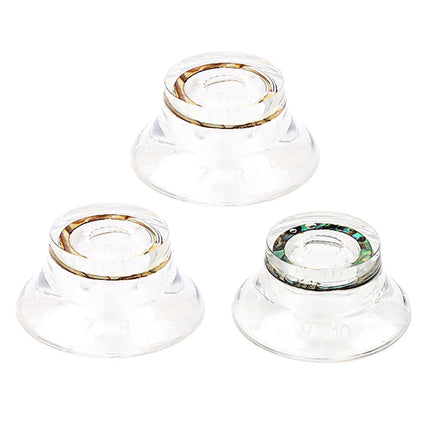 3Pcs Bell Knobs Devices Parts Guitar Top Hat Knobs for Electric Guitarr Bass