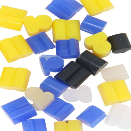 10x Alto Horns Silicone Pads Buffering Stop for Brass Euphonium Tuba Trumpet 3.5mm Yellow