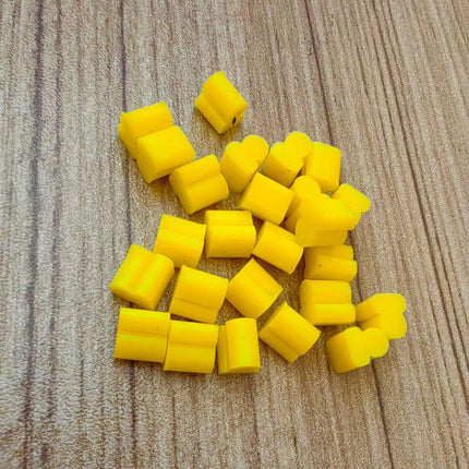 10x Alto Horns Silicone Pads Buffering Stop for Brass Euphonium Tuba Trumpet 3.5mm Yellow