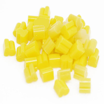 10x Alto Horns Silicone Pads Buffering Stop for Brass Euphonium Tuba Trumpet 4mm Yellow