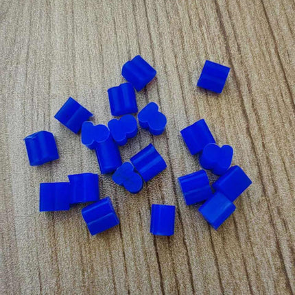 10x Alto Horns Silicone Pads Buffering Stop for Brass Euphonium Tuba Trumpet 4mm Blue