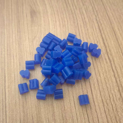10x Alto Horns Silicone Pads Buffering Stop for Brass Euphonium Tuba Trumpet 4mm Blue