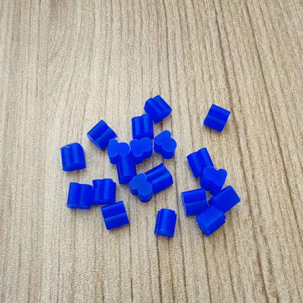 10x Alto Horns Silicone Pads Buffering Stop for Brass Euphonium Tuba Trumpet 4mm Blue