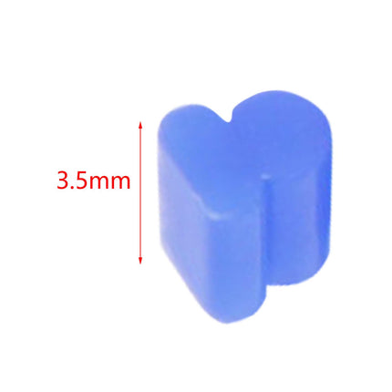 10x Alto Horns Silicone Pads Buffering Stop for Brass Euphonium Tuba Trumpet 4mm Blue