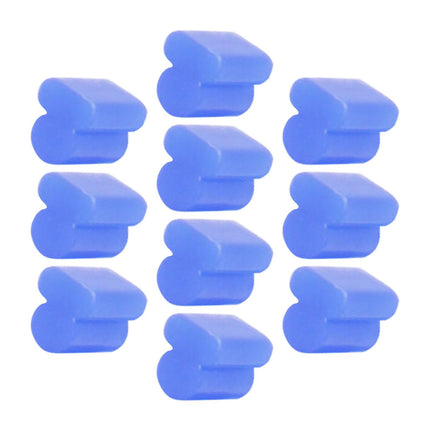 10x Alto Horns Silicone Pads Buffering Stop for Brass Euphonium Tuba Trumpet 3.5mm Blue