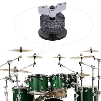 12Pcs Cymbal Felt Washer Hi Hat Clutch Felts Accessories Replacement Sleeves gray