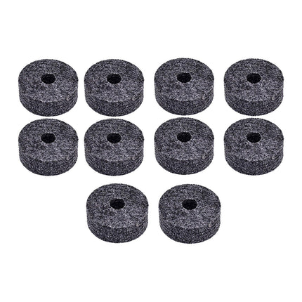 10x Cymbal Stand Felts Percussion Instrument Hi Hat Clutch Felts Replacement Gray