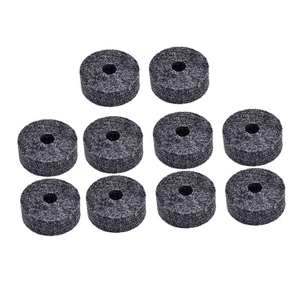 10x Cymbal Stand Felts Percussion Instrument Hi Hat Clutch Felts Replacement Gray