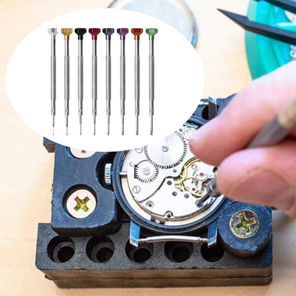 8 Pieces Jewellers Screwdrivers Set Professional for Cameras Glasses Watches