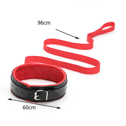 10x Bondage Restraints Kits Blindfold PU Leather Ankle Cuffs Set Accessories