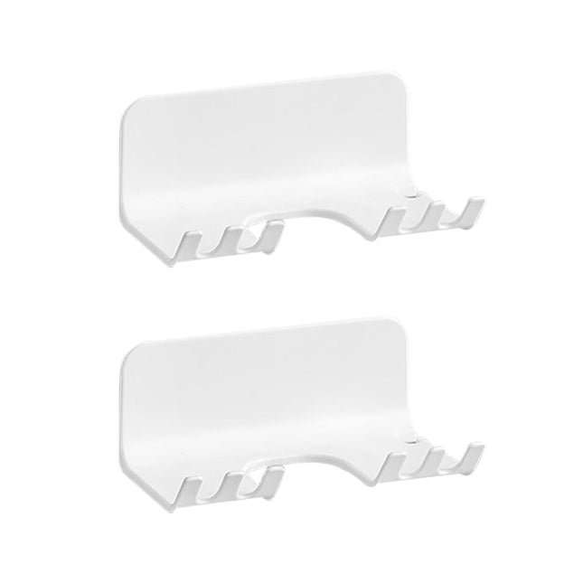 2x Wall Mounted Racket Rack Practical with Small Hooks Badminton Racket Hook