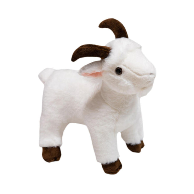 Crofta Animal Plush Toy Animal Toy Realistic Sheep Plush Toy for Holidays Home Couch white and S