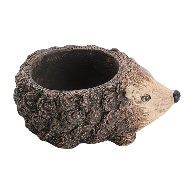 Crofta Animal Planter Pot Bonsai Pot Table Flowerpot for Office Farmhouse Bookshelf Hedgehog