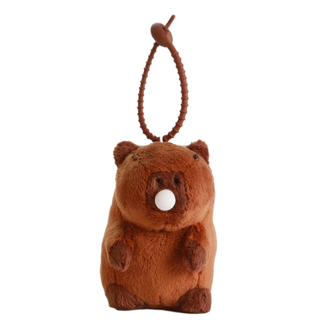 Crofta Animal Plush Keychain Capybara Plush Toys for Kids Boys Girls Birthday Gifts