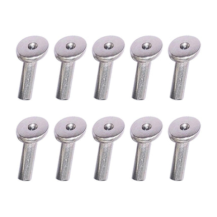 10 Pieces Angled Protective Cables Railing Post for Railing Wood Posts Pillar 0.16cm 45 degrees
