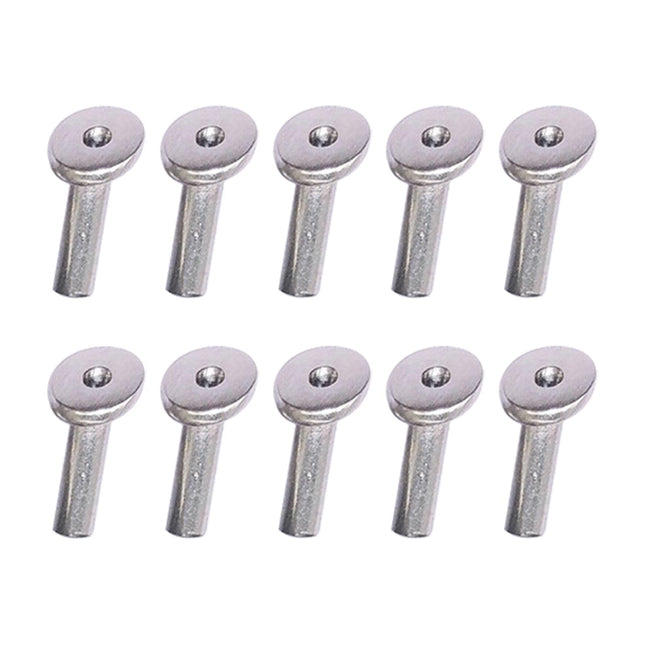 10 Pieces Angled Protective Cables Railing Post for Railing Wood Posts Pillar 0.16cm 45 degrees