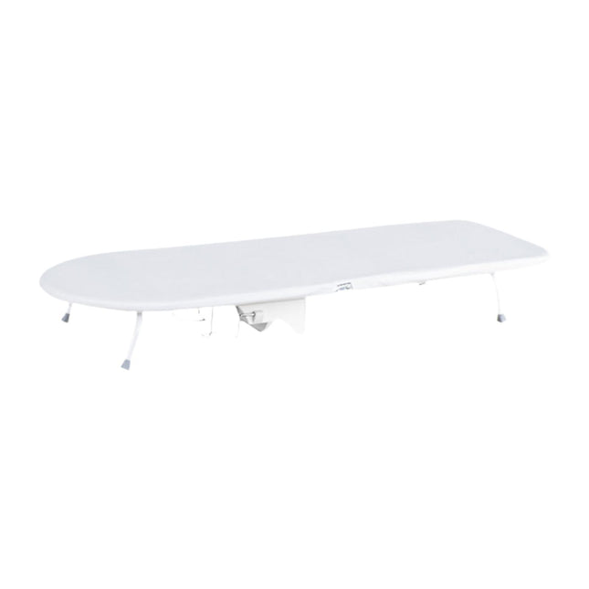 Household Ironing Board Compact Electric Iron Pad for Home Laundry Room Dorm White