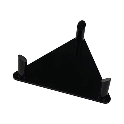 Acrylic Ball Stand Rack Decoration Football Stand for Sports Ball Rugby Ball Black