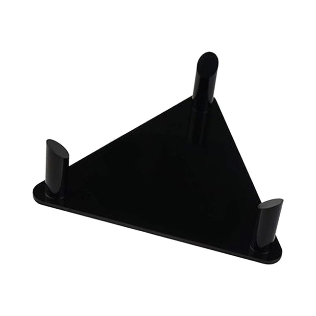 Acrylic Ball Stand Rack Decoration Football Stand for Sports Ball Rugby Ball Black