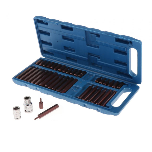 40Pcs 1/2'' 3/8'' Hex Torx Spline Socket Socket Set Portable for Repair Shops Bronze