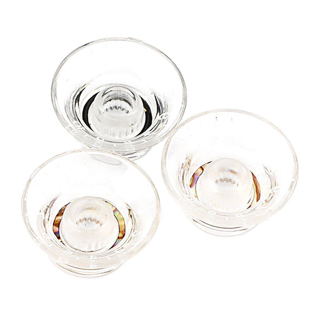 3Pcs Bell Knobs Devices Parts Guitar Top Hat Knobs for Electric Guitarr Bass