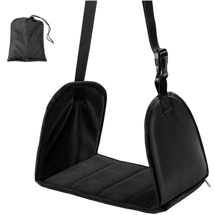 Crofta Foot Heel Hammock Travel Portable Airplane Footrest for Train Office without Eye Mask