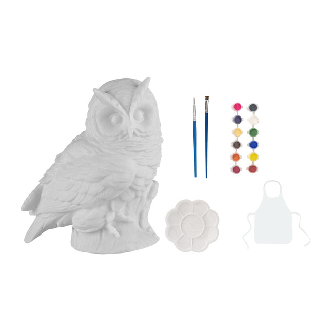 Crofta Animal Painting Kit Art Projects Painting Animal Models for Ages 3 4 5 6 7 8 Owl