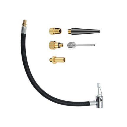 Crofta Air Pump Inflator Extension Hose Air Pump Hose Car Tire Valve Extension Tube