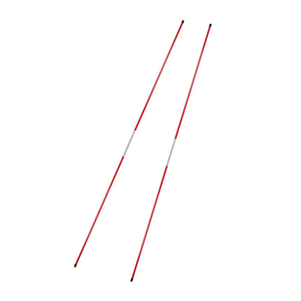 2x Golf Alignment Stick Putting Golf Alignment Rod for Practice Gym Exercise Red