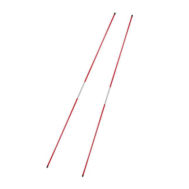 2x Golf Alignment Stick Putting Golf Alignment Rod for Practice Gym Exercise Red