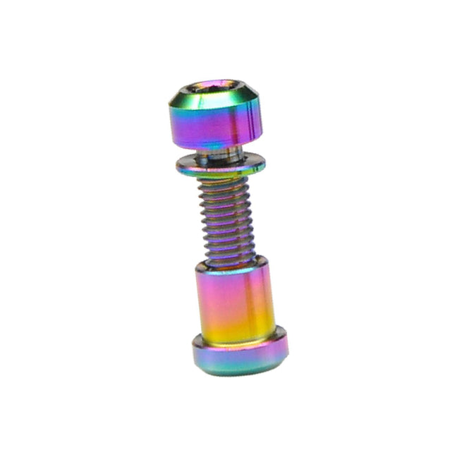Bike Stem Bolt Nut Set Repair Lightweight Attachment Spare Parts Replacement Colorful