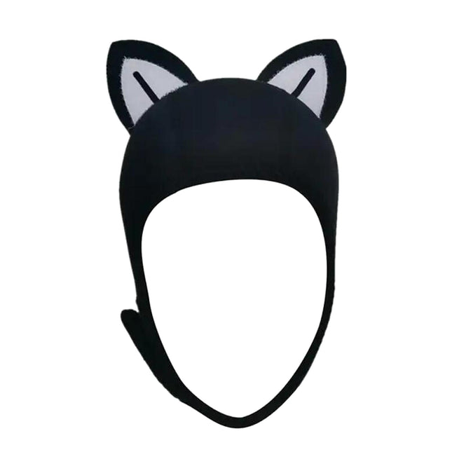 Cat Ears Diving Hood 3mm Neoprene Diving Wetsuit Hood Cute for Sailing Kayak BlackWhite BlackLine