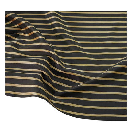 Crofta Printed Fabric DIY Quilting Fabric for Crafting Making Bag Mother Day Gifts Black Gold