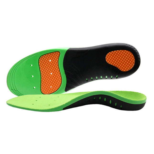 Crofta Orthotic Arch Support Insoles Shoe Inserts for Flat Feet High Arches Outdoor Green Color Child S