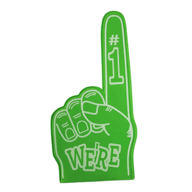 Giant Foam Finger Giant Foam Hand Gloves for Party School Outdoor Activities Green