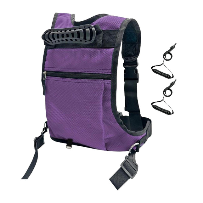 Ski and Snowboard Harness for Kids Skateboard Training Equipment Ski Harness Purple