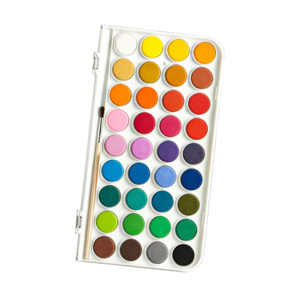 Crofta Watercolor Paint Set for Watercolor Painting Portable Travel Watercolor Set 36 Colors