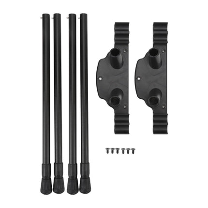 Crofta Folding Table Legs DIY Foldable Desk Legs for Laptop Desk Coffee Table Bench 2 Pair