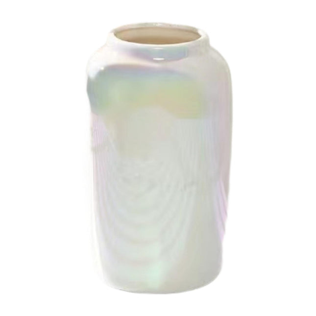 Ceramic Flower Vase Rustic Decorative Table Vase for Desk Coffee Table Party