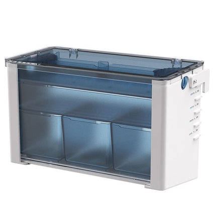 Aquarium Filter Box Quiet Waterfall Flow Filter Box for Fish Tank Amphibians 24cmx12.5cmx16cm