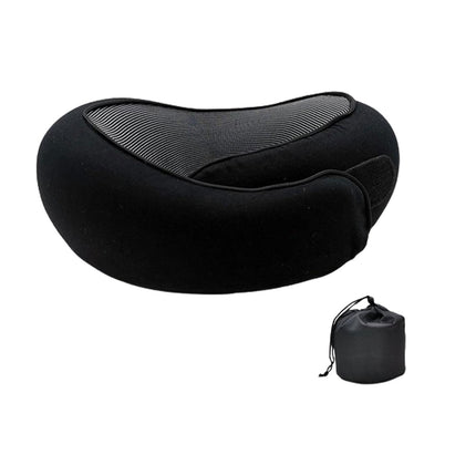 Airplane Travel Pillow Plane Accessories Headrest for Office Train Traveling Black
