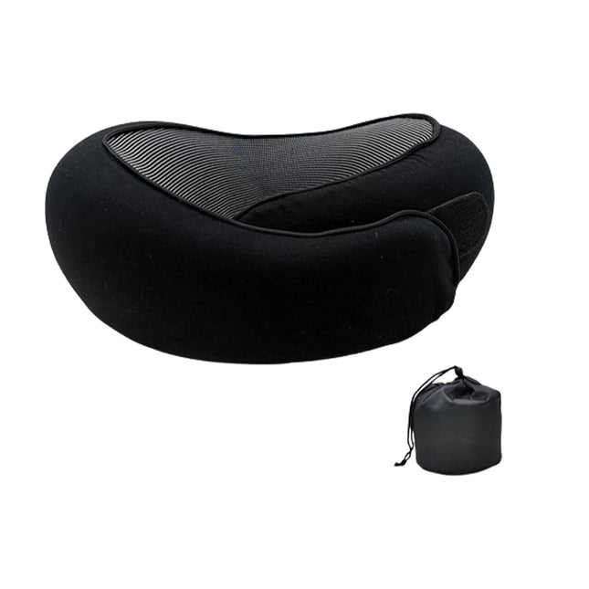 Airplane Travel Pillow Plane Accessories Headrest for Office Train Traveling Black